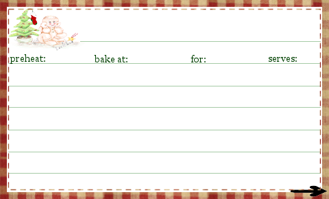 printable recipe cards 3x5