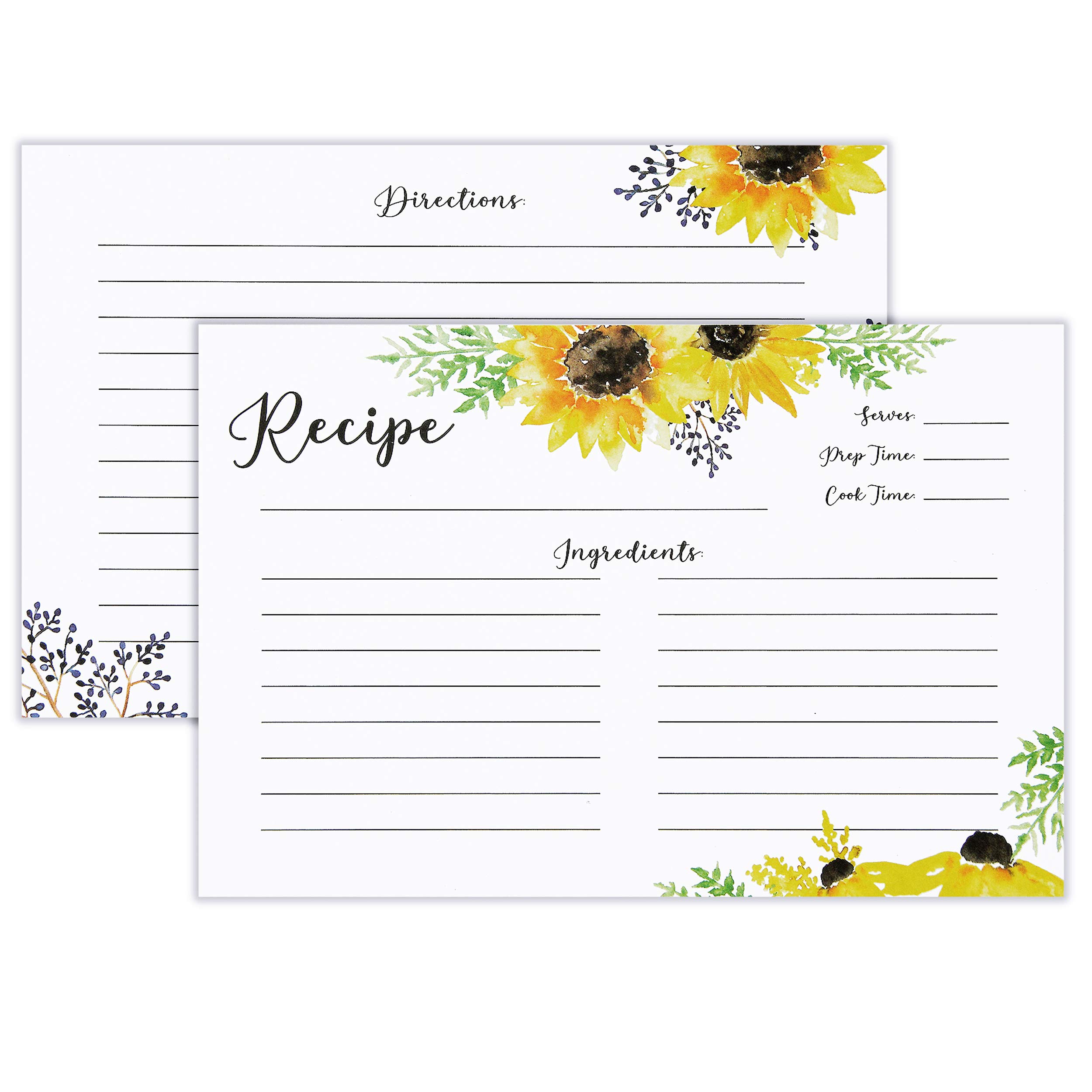 printable recipe cards 3x5