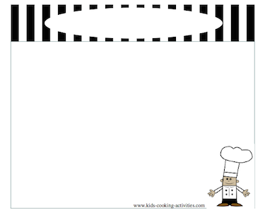 printable recipe cards for preschoolers