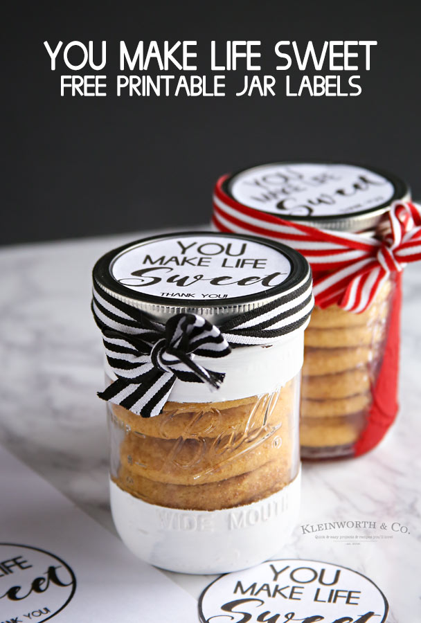 printable recipe labels for jars