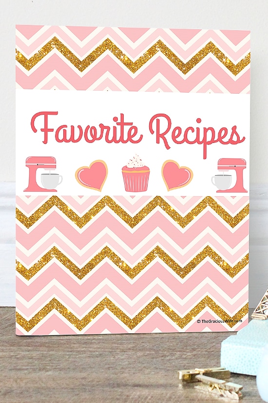How to Make a Recipe Binder | FREE Recipe Binder Printables