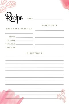 Recipe Template Images - Browse 65,972 Stock Photos, Vectors, and ...