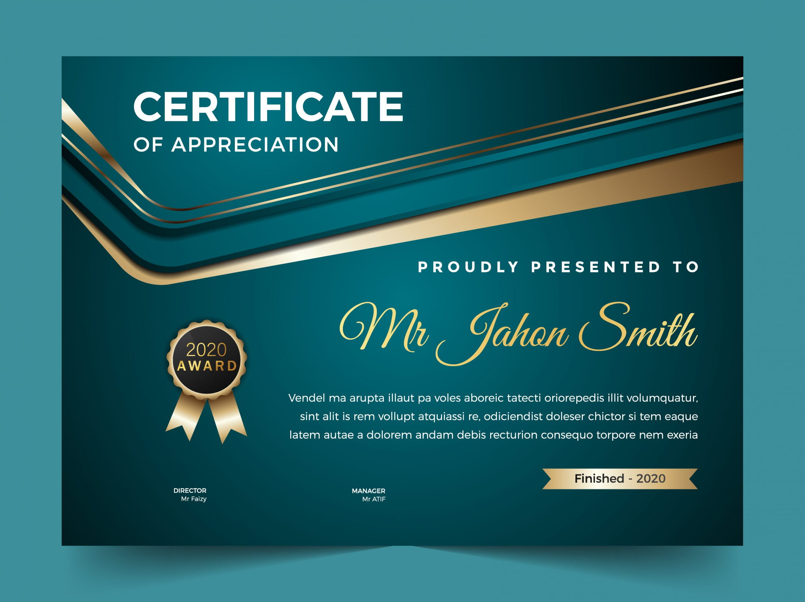 24 Recognition certificate ideas | certificate, certificate ...