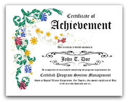 Hammond &  Stephens Raised Print Certificate of Award Recognition ...