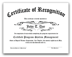 printable recognition awards