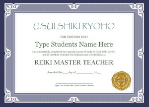 printable reiki certificates