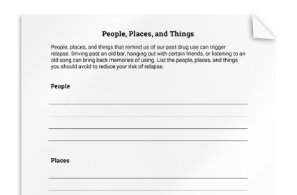 Relapse Prevention Plan (Version 2) | Worksheet | Therapist Aid
