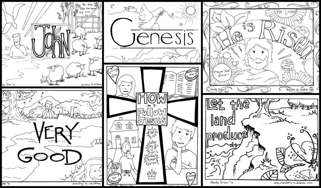 Bible Coloring Pages for Kids (Download Now) Free Christian PDF ...