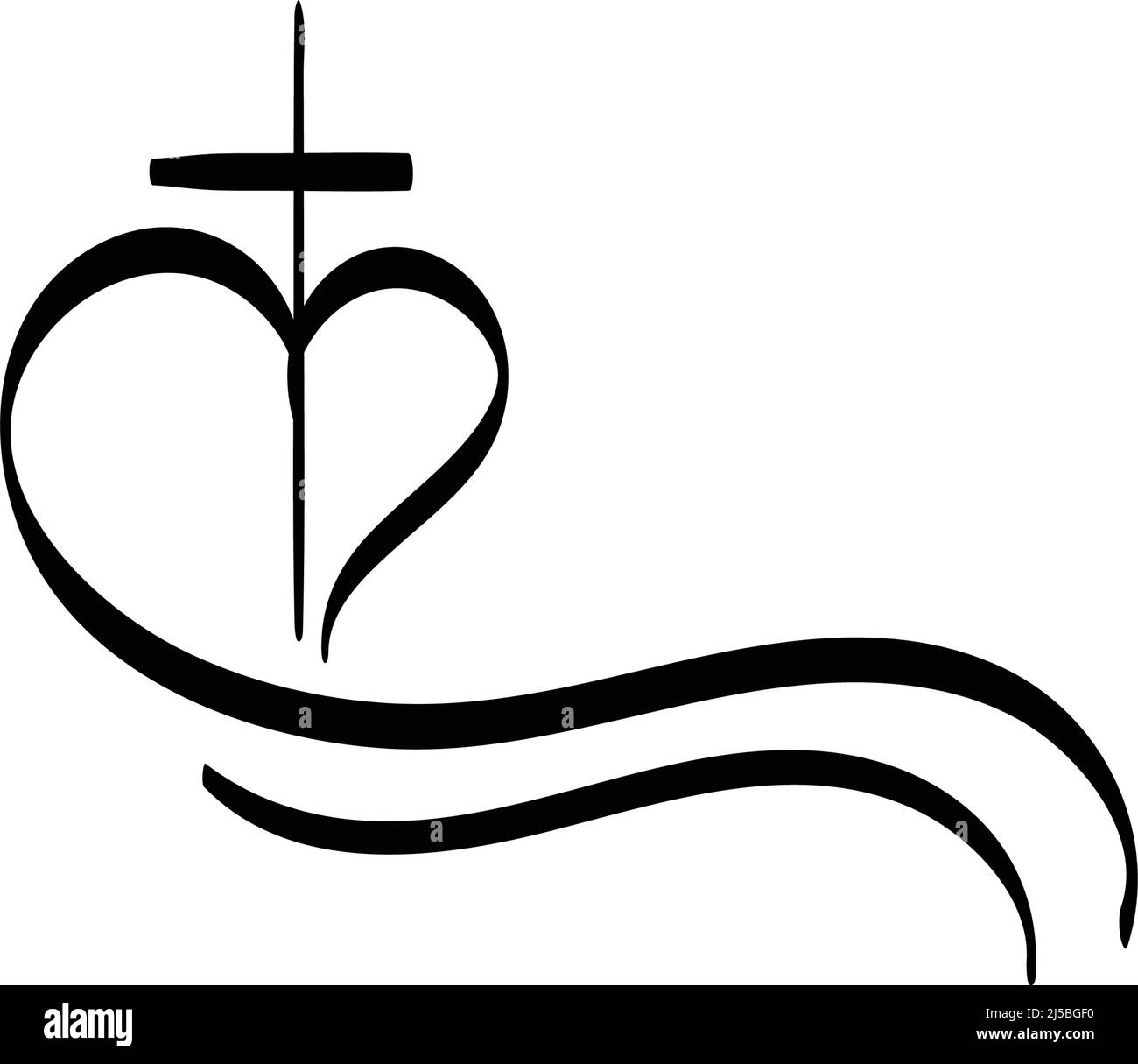Biblical Symbol. Christian Line icon. use as book clipart ...