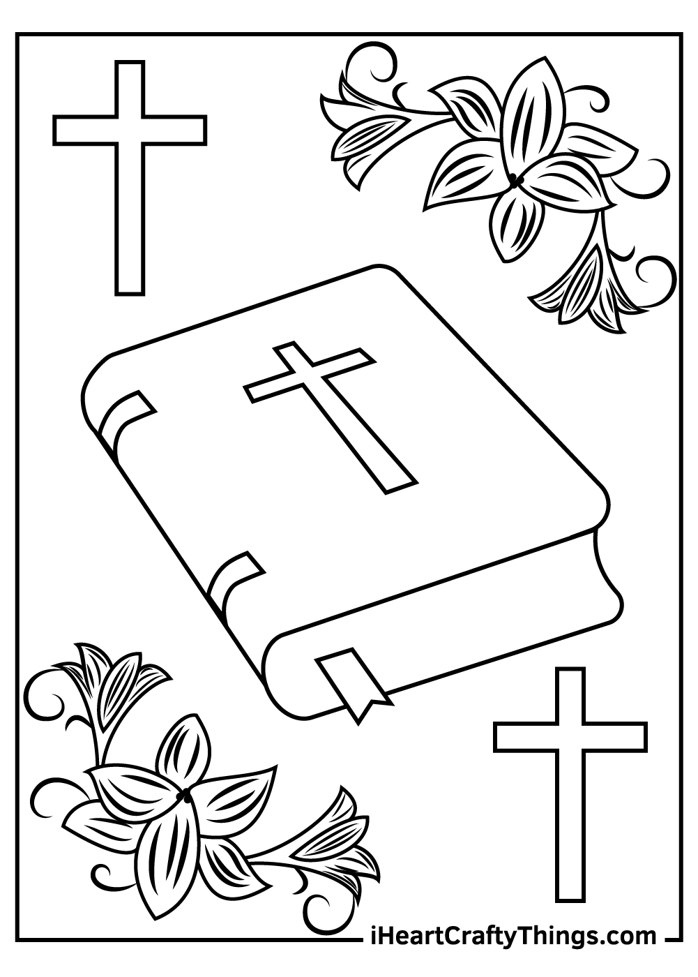 New Easter Coloring Pages 2024 (100% Free Printables)