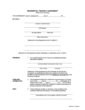 Farmland Rental Agreement Alberta - Fill Online, Printable ...