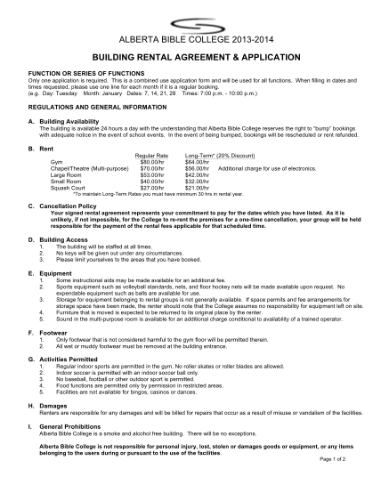 printable rental agreement alberta