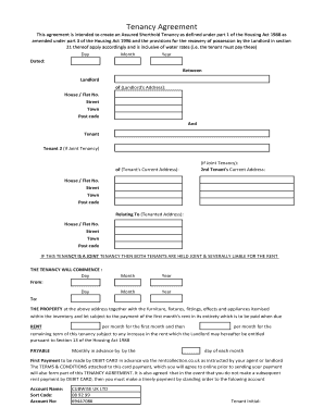 printable rental agreement uk