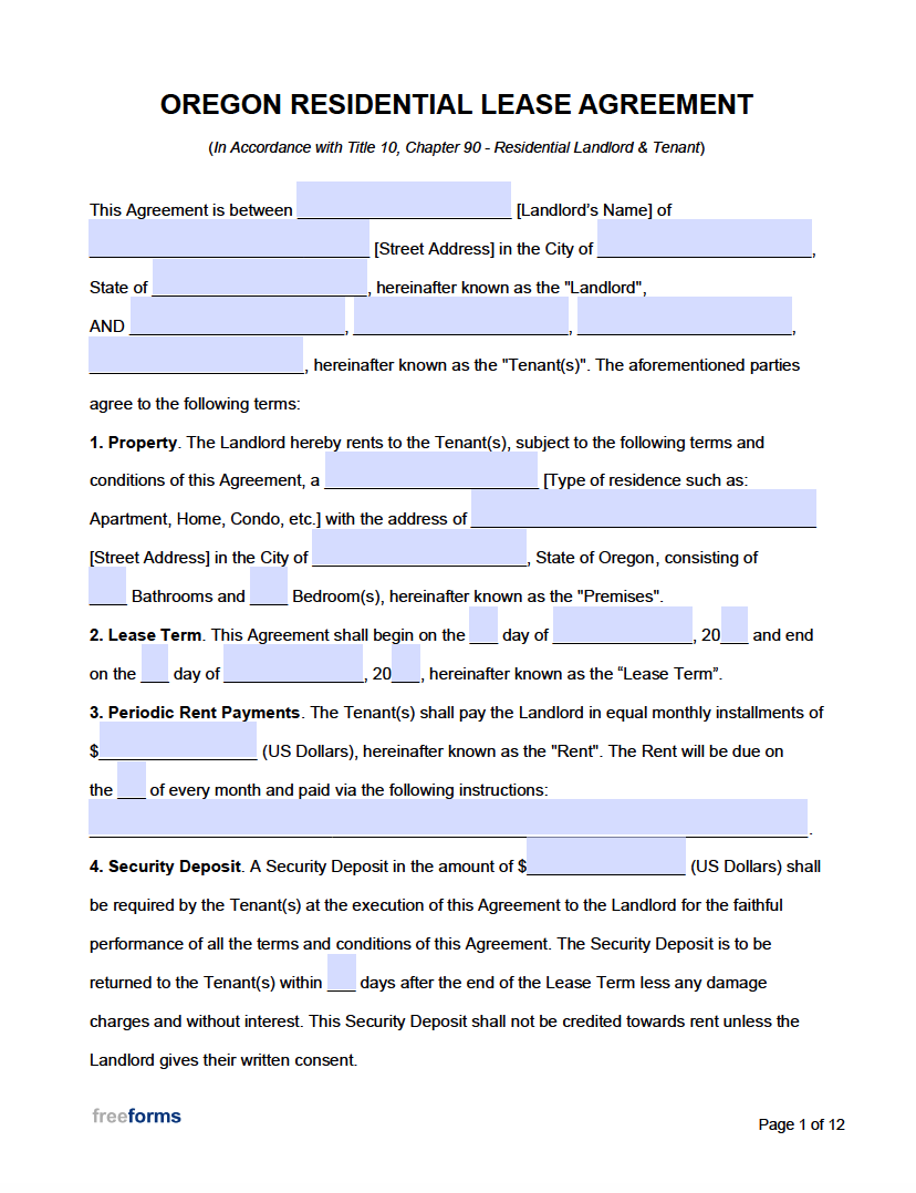 printable rental lease agreement pdf