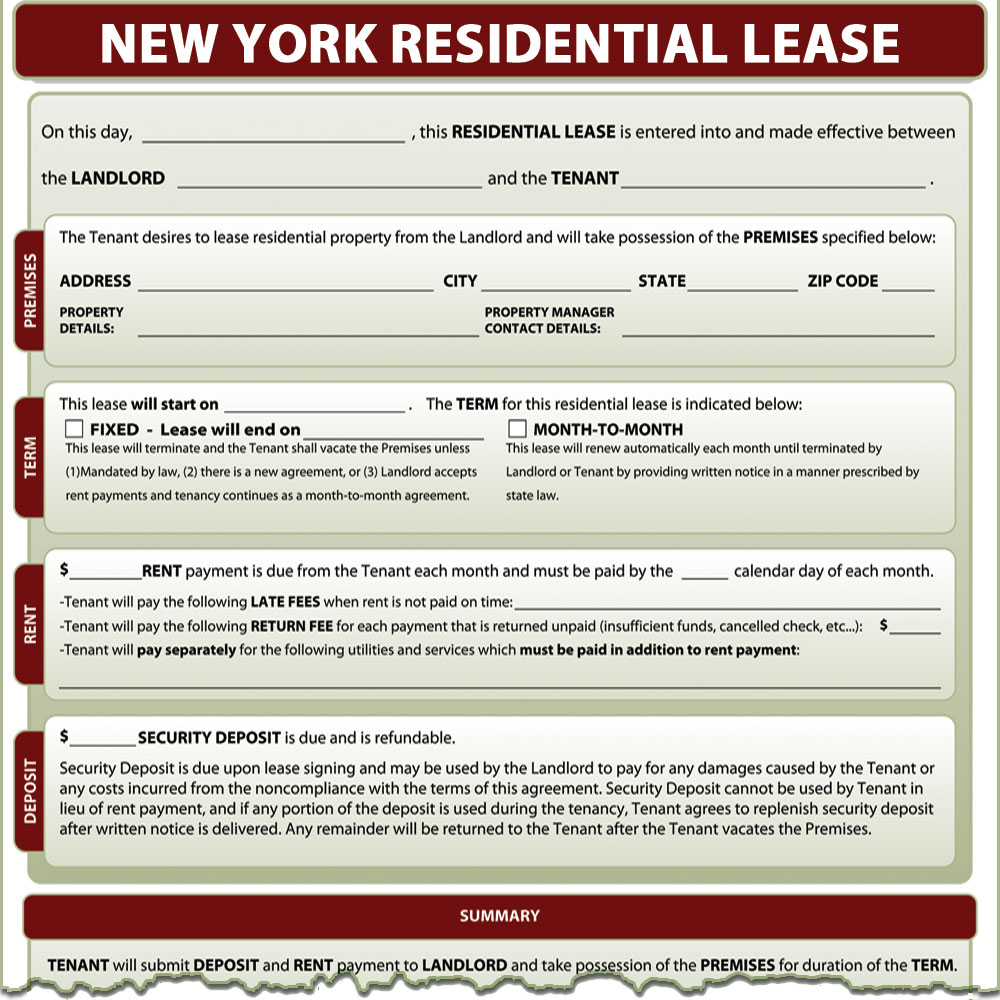 new-york-residential-lease-simplifyem-com-worksheets-library for Nyc Apartment Lease Agreement Free Printable New York Residential Lease | SimplifyEm.com - Worksheets Library for Nyc Apartment Lease Agreement Free Printable
