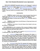 printable residential lease agreement ny