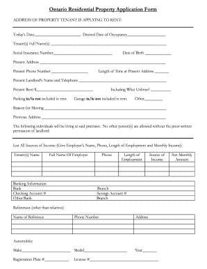 printable residential lease agreement ontario