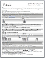 printable residential lease agreement ontario