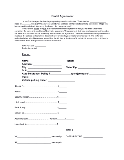 printable residential lease agreement ontario