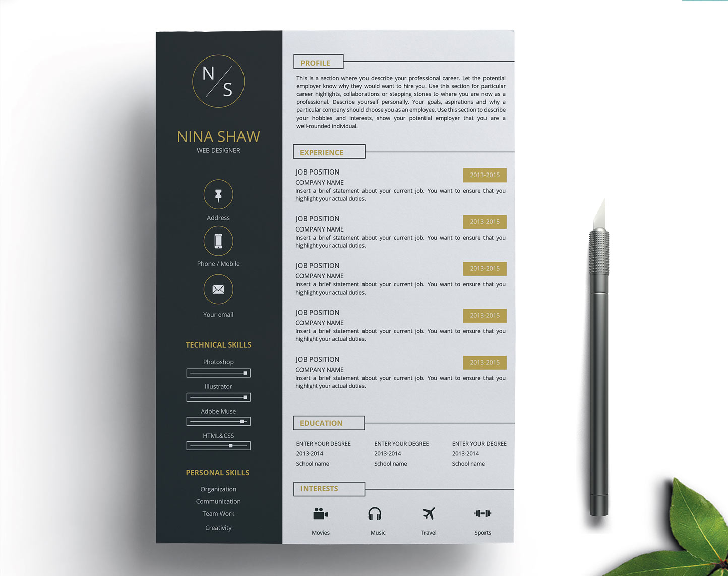 Free Resume Template with Matching Cover Letter in 2024 - ResumeKraft