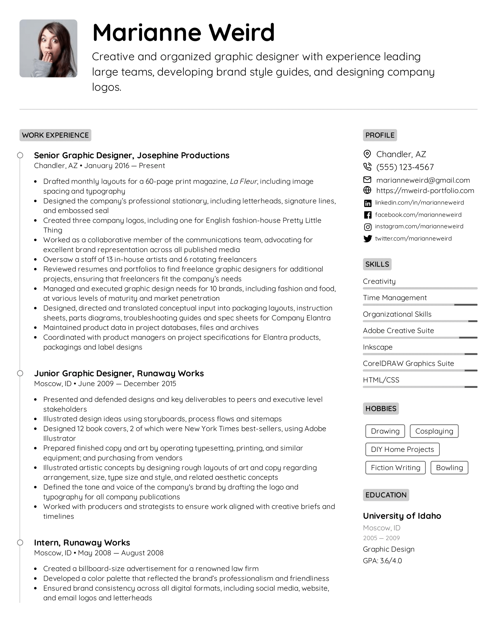 PDF Resume Templates &  Formats for 2022 | Easy Resume