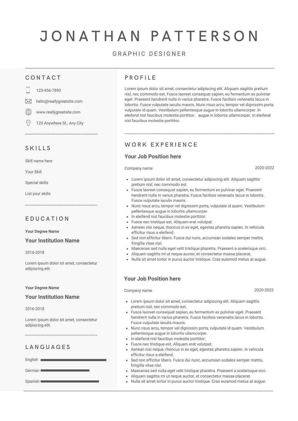 Free Printable Resume Templates You Can Customize Worksheets Library Free Printable Resume Templates You Can Customize Worksheets Library