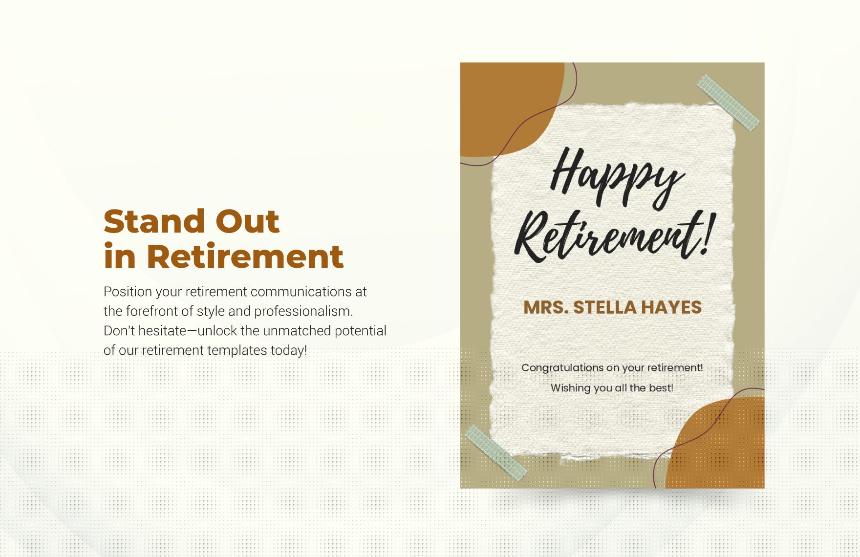 printable retirement card template