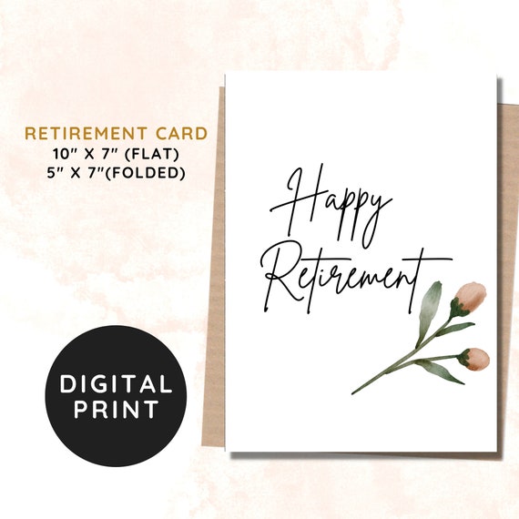BEST VALUE Printable Retirement Card - Digital Download Happy Retirement  Card, Greeting Card, Funny Retirement Going Away Card