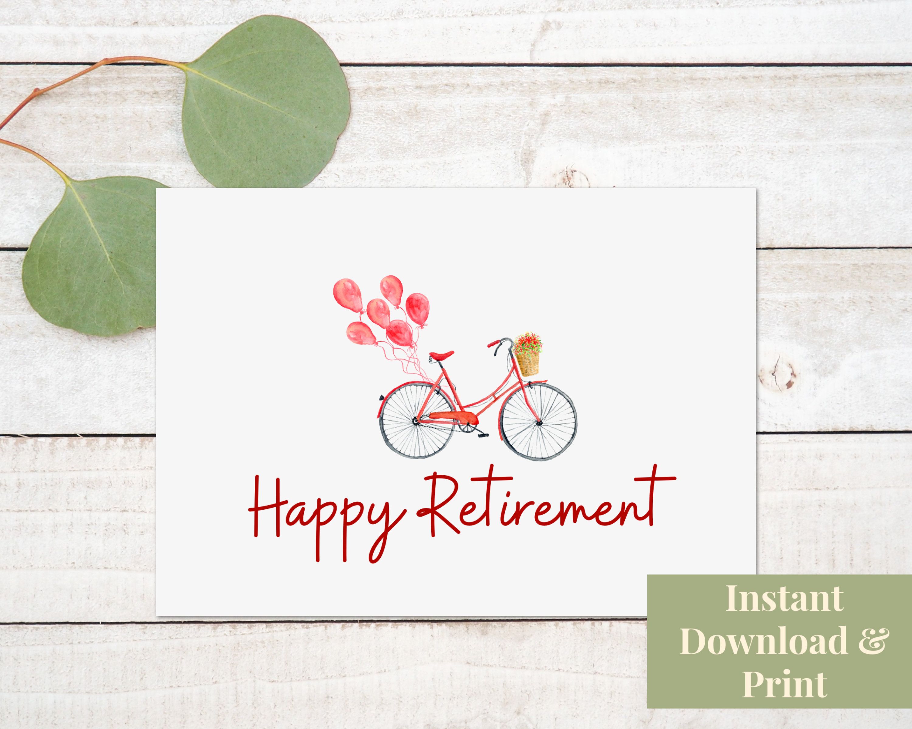 Printable Retirement Card For Women, Congratulations Retiring From ...