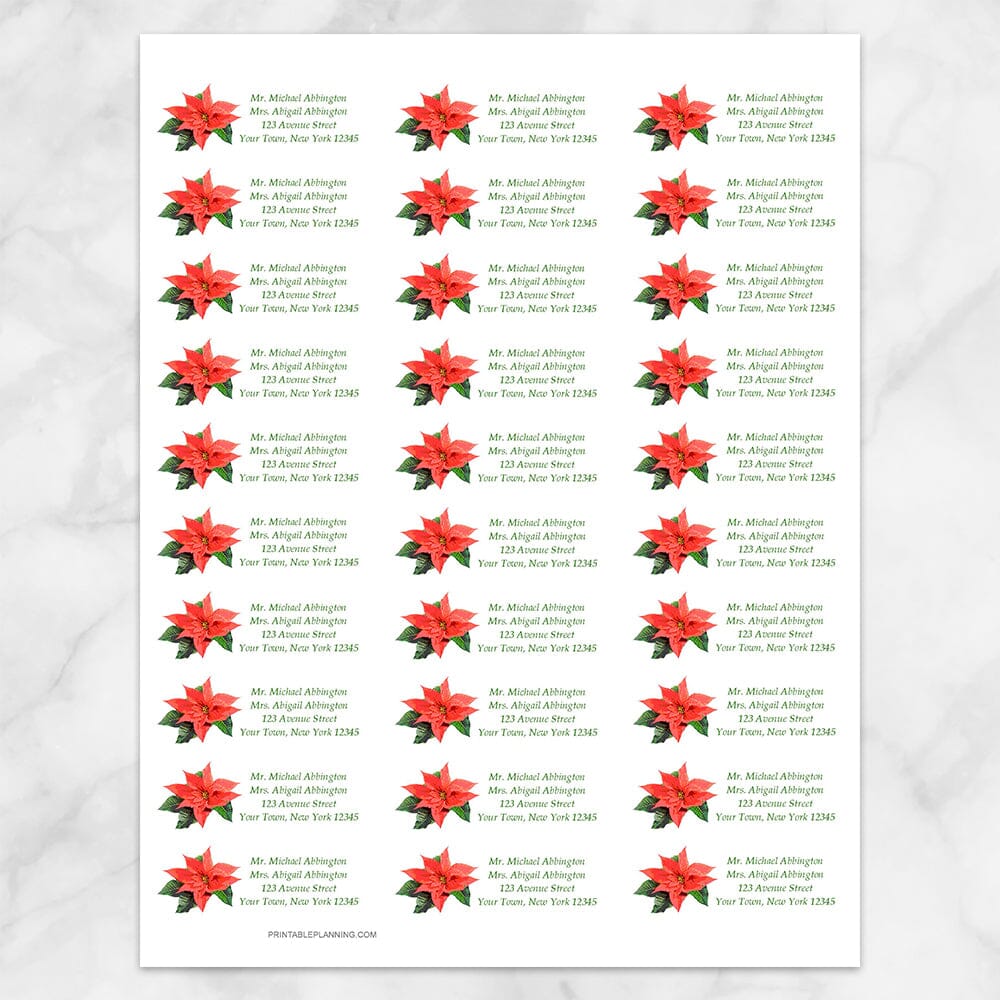 Country Primitive Christmas Snowman With Bird - Personalized Laser Return Address Labels