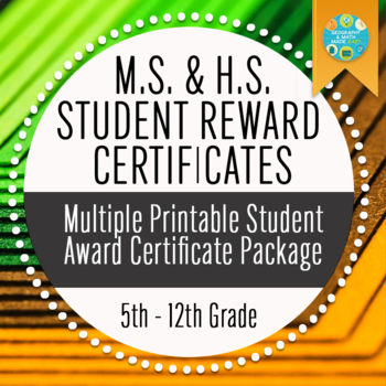 printable reward certificates school