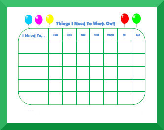 Free Printable Behavior Charts for Kids