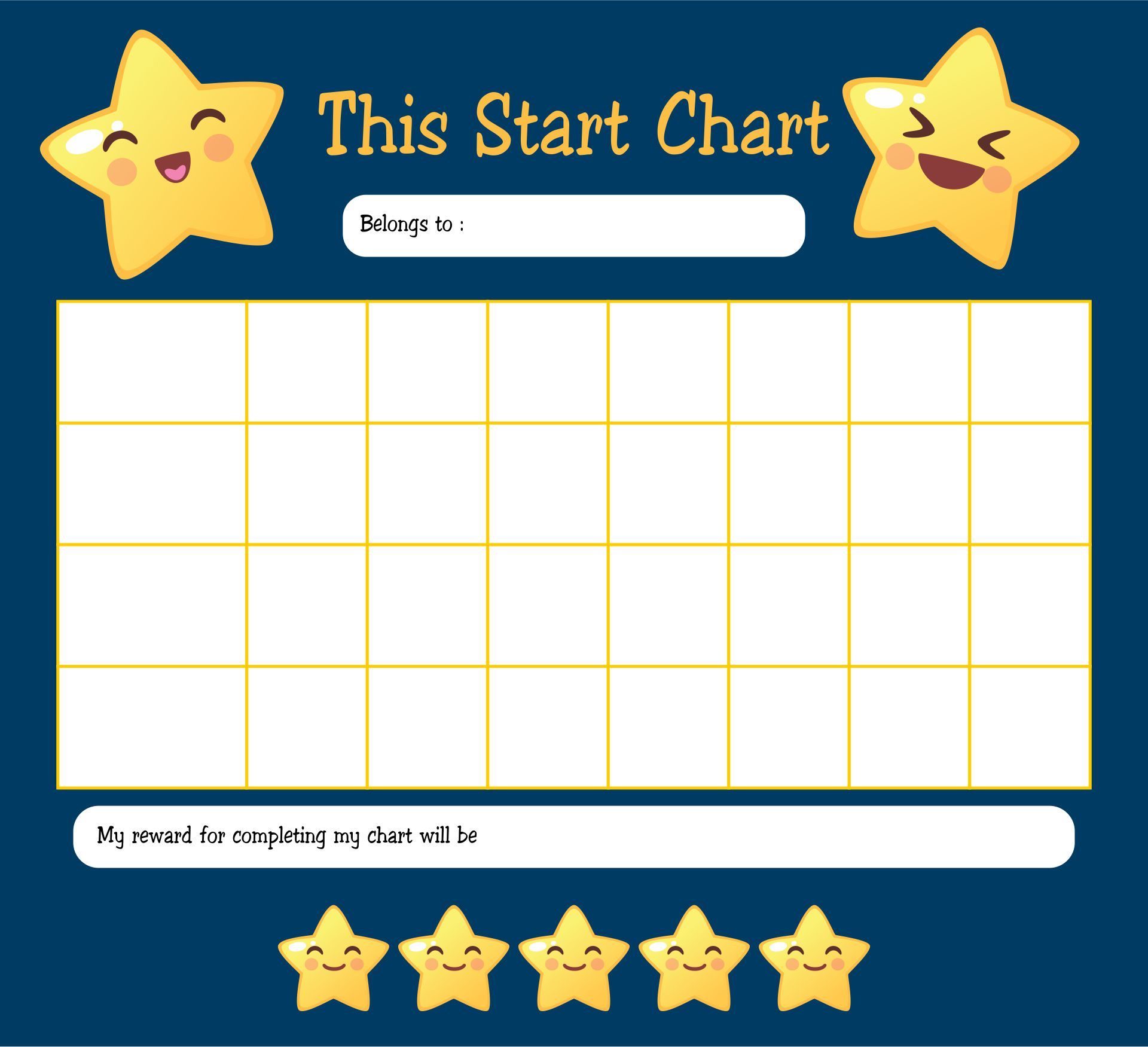 printable reward charts pdf