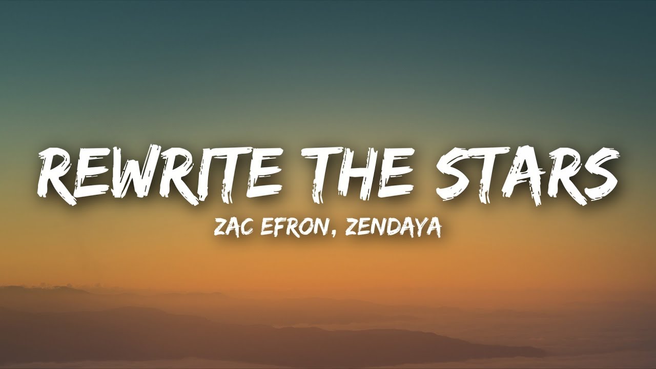 printable rewrite the stars lyrics