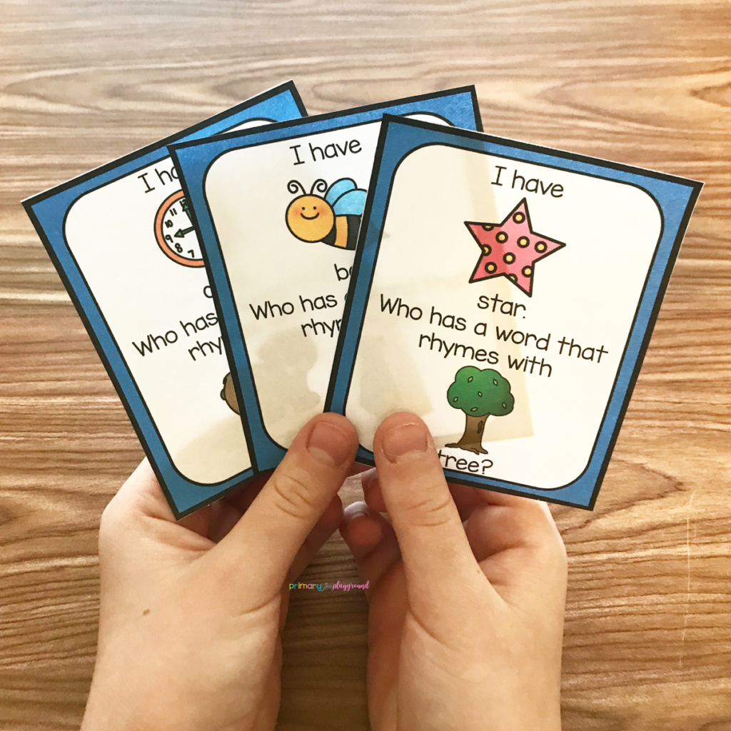printable rhyming games
