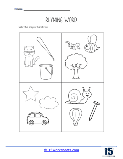 Rhyming Worksheets - 15 Worksheets Library