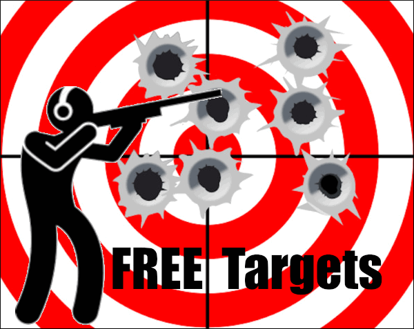 printable rifle pistol targets