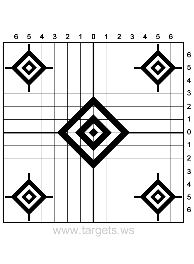 printable rifle pistol targets