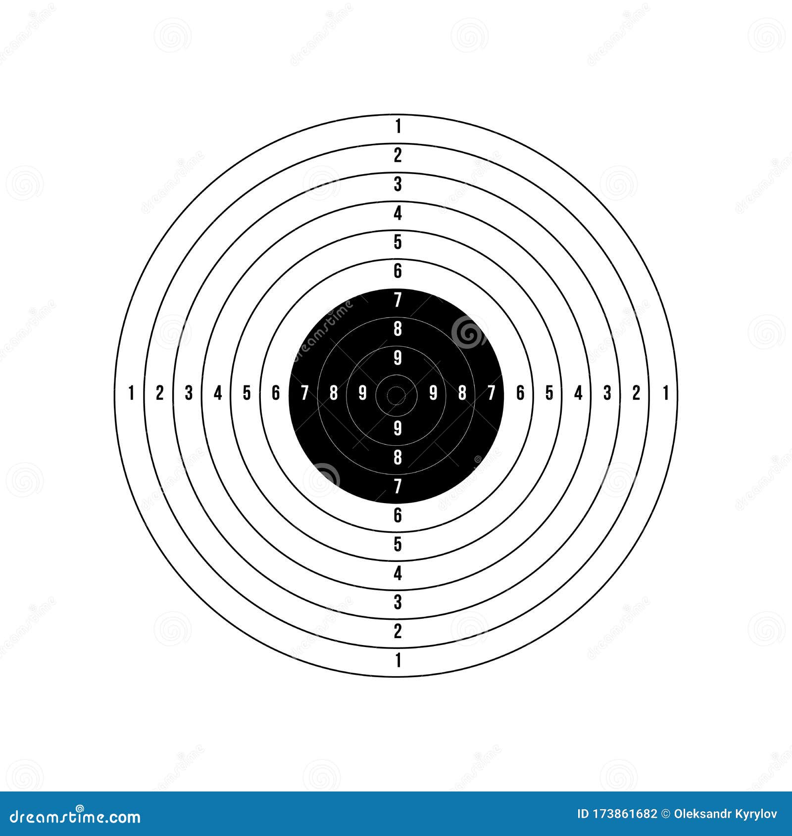 thumbnail interactive-video image 1 of Krüger Appr ISSF 17x17cm Air Pistol 10m Targets – Olympic Shooting, Pack Of 250, Bullseye Paper Targets #103 1 of 5