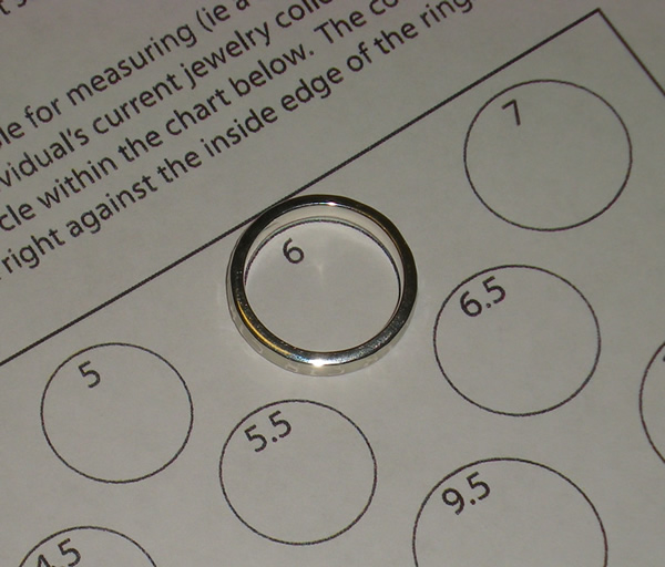 printable ring sizer chart