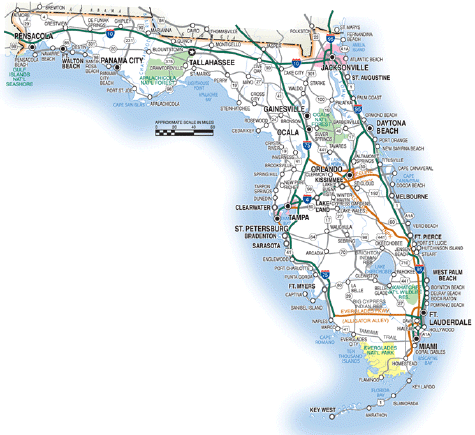 Florida Road Maps - Statewide, Regional, Interactive, Printable