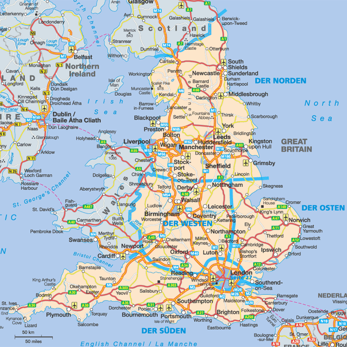 Free Printable Road Map Of Britain Download Free Printable Road Map Of 