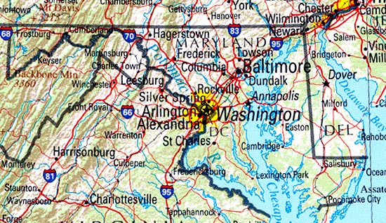 printable road map of delaware