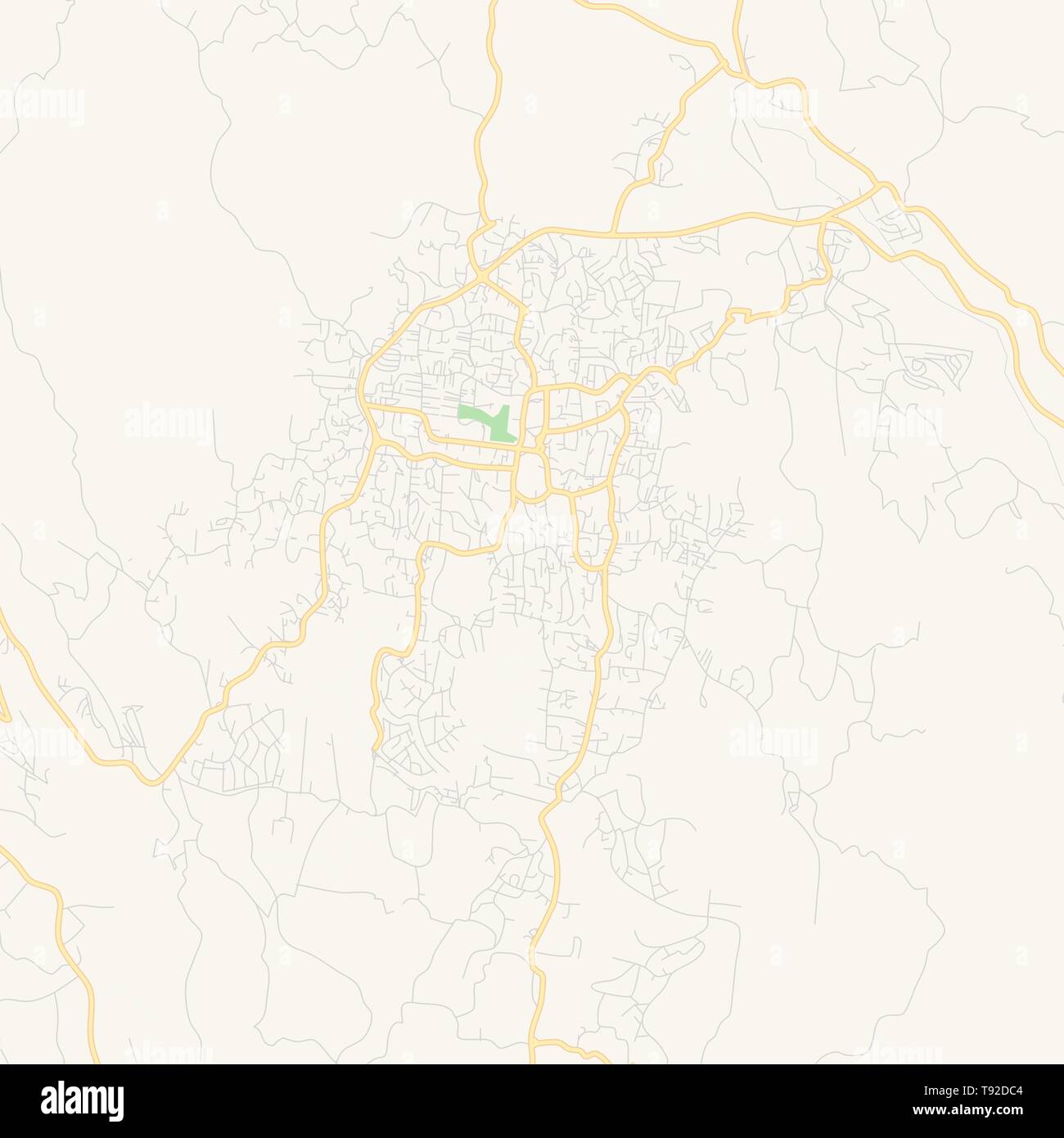 printable road map of jamaica