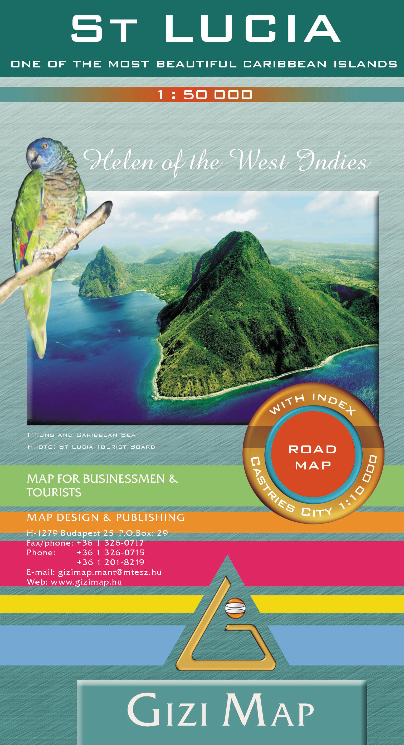 printable road map of st lucia