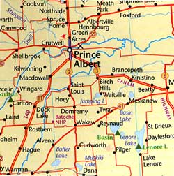 printable road map of western canada