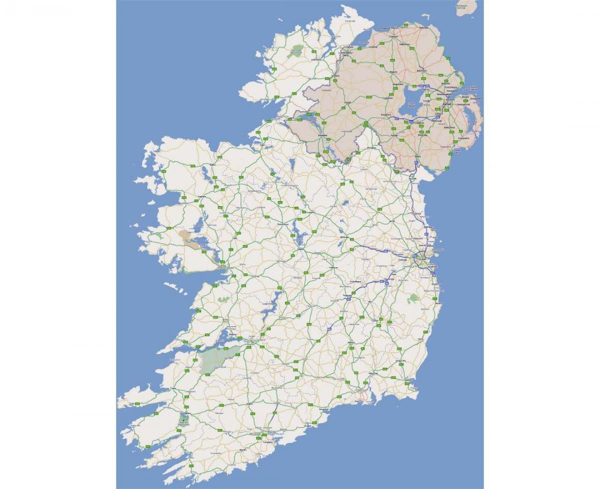 printable road map of western europe