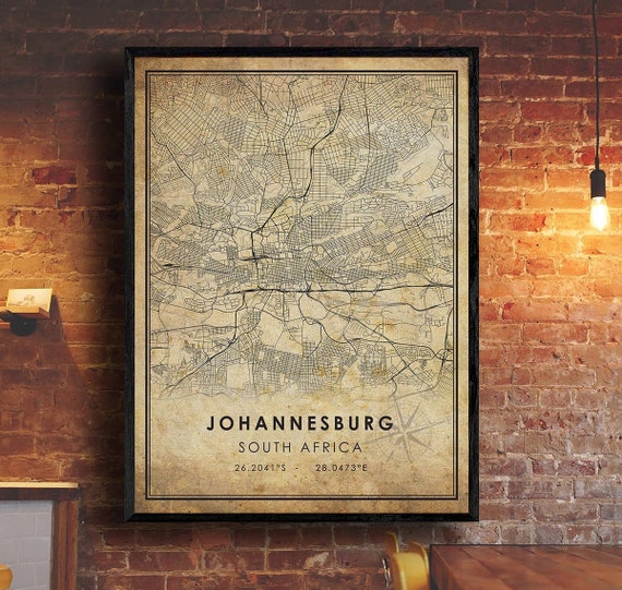 printable road map south africa