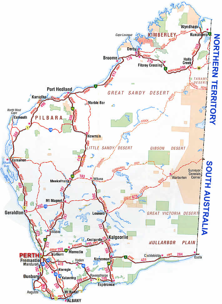 printable road maps australia