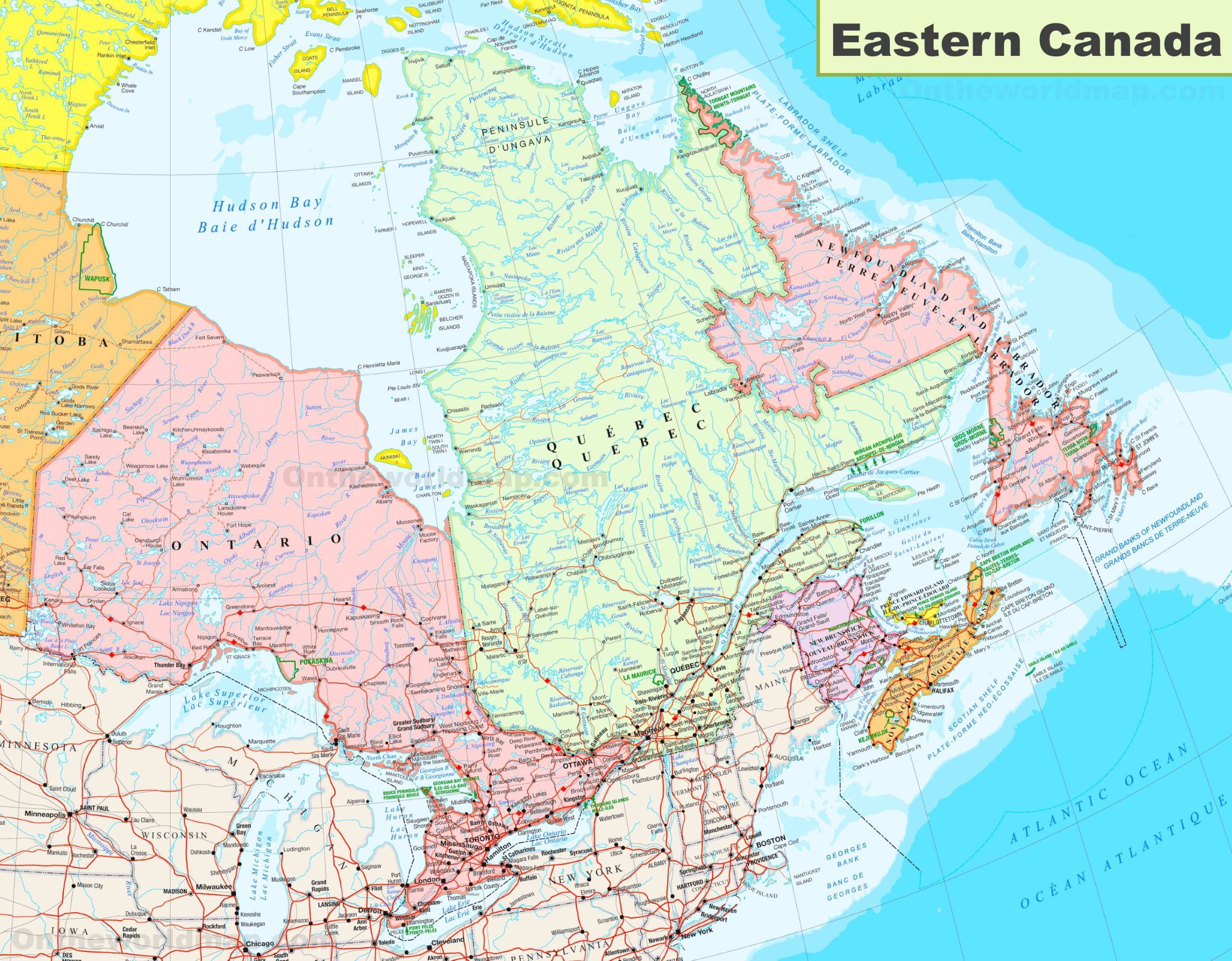 printable road maps canada